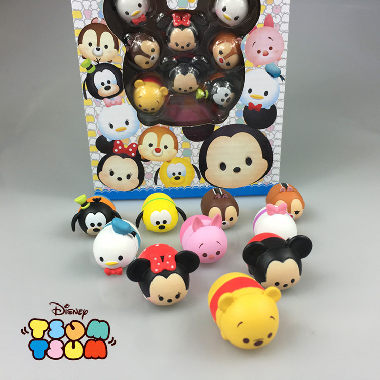 Disney迪士尼tsum tsum 米奇米妮史迪奇高飛Q版可愛造型公仔擺件工廠,批發,進口,代購