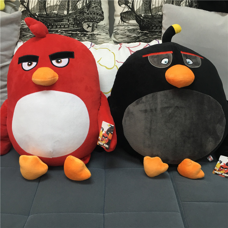 新款憤怒的小鳥抱枕公仔 Angry Bird大電影毛絨玩具 廠傢直銷批發工廠,批發,進口,代購