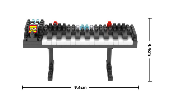 俐智loz小顆粒鉆石拼裝兒童玩具創意拼裝 樂器系列 9189電子琴工廠,批發,進口,代購
