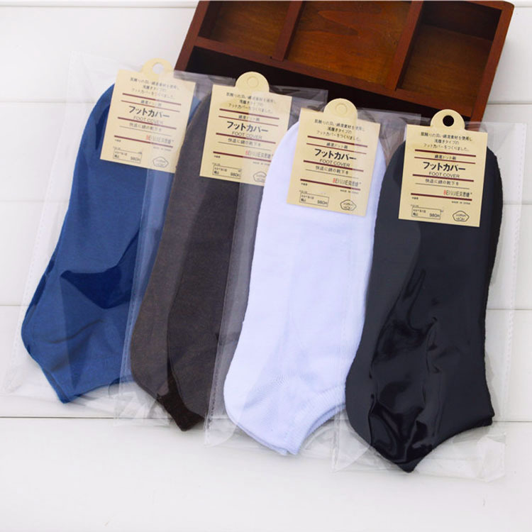純棉男士船襪 全棉短筒襪淘寶糖果色平板新款 精裝低幫淺口精品襪批發・進口・工廠・代買・代購
