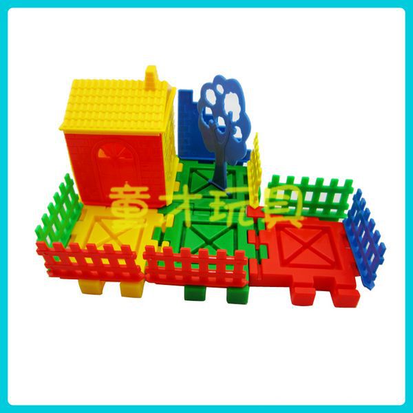 【童才】供應兒童趣味益智玩具小別墅積木（圖）工廠,批發,進口,代購
