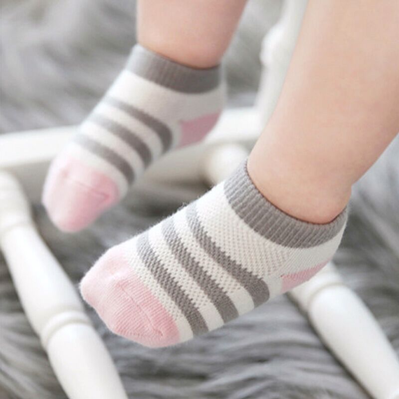 KIDS BASIC新生兒嬰兒船襪夏季薄款寶寶襪子 純棉無骨兒童襪子批發・進口・工廠・代買・代購