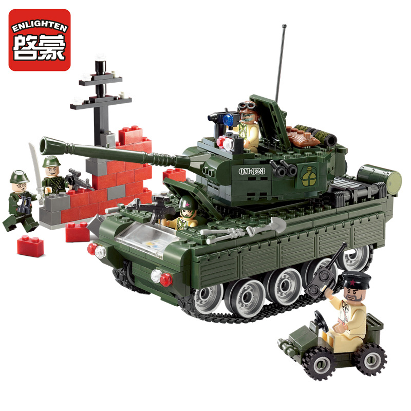 軍事系列坦克啟蒙積木正版兒童益智拼裝拼插積木823坦克可代發工廠,批發,進口,代購