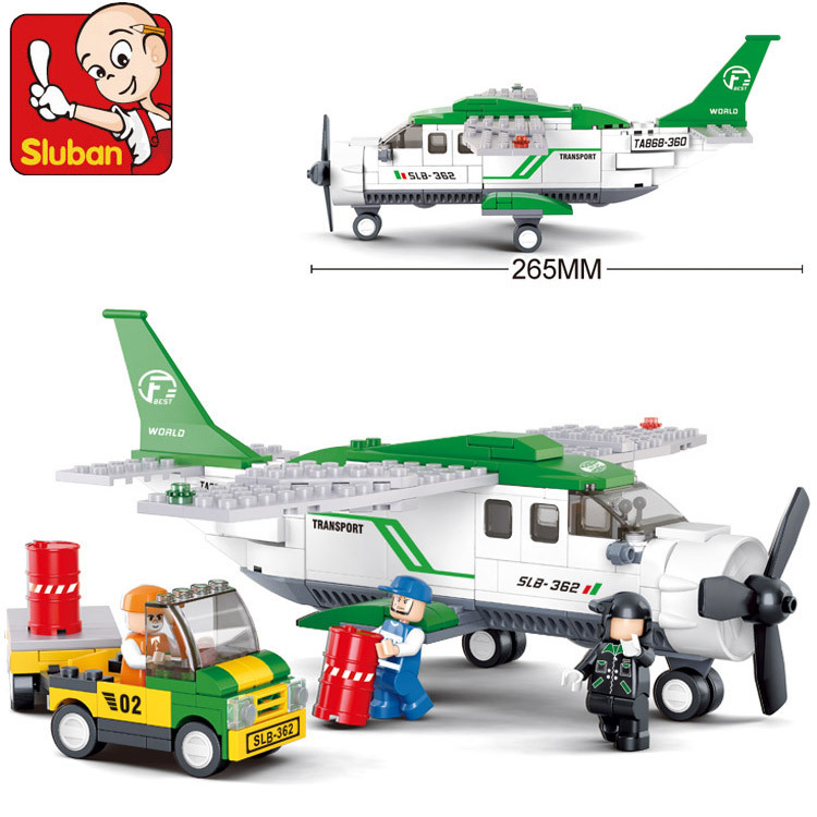 正品小魯班 兒童益智積木航天飛機系列 B0362小型運輸機拼裝玩具工廠,批發,進口,代購