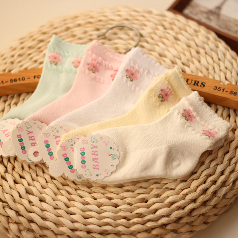新款春夏兒童襪子 全棉網眼童襪 兒童夏季襪子 寶寶襪子 女童襪子工廠,批發,進口,代購
