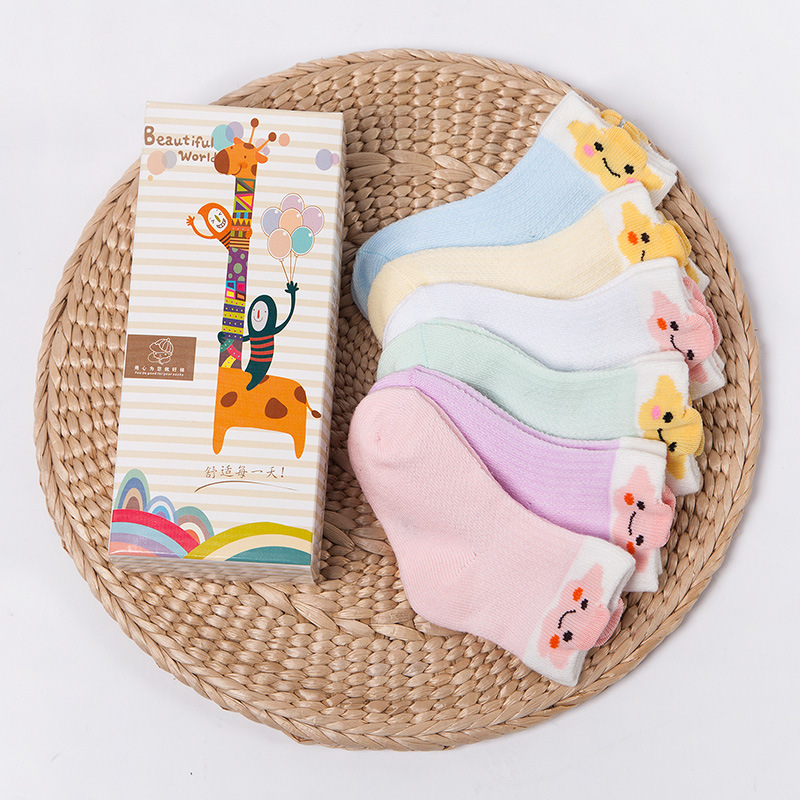 春夏新款盒裝網眼兒童襪  薄款全棉寶寶襪子 舒適透氣嬰兒襪子批發・進口・工廠・代買・代購