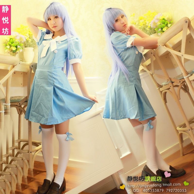 妖狐X仆SS 凜凜蝶009幼年版連衣裙 cosplay服裝學生愛麗絲女僕裝工廠,批發,進口,代購