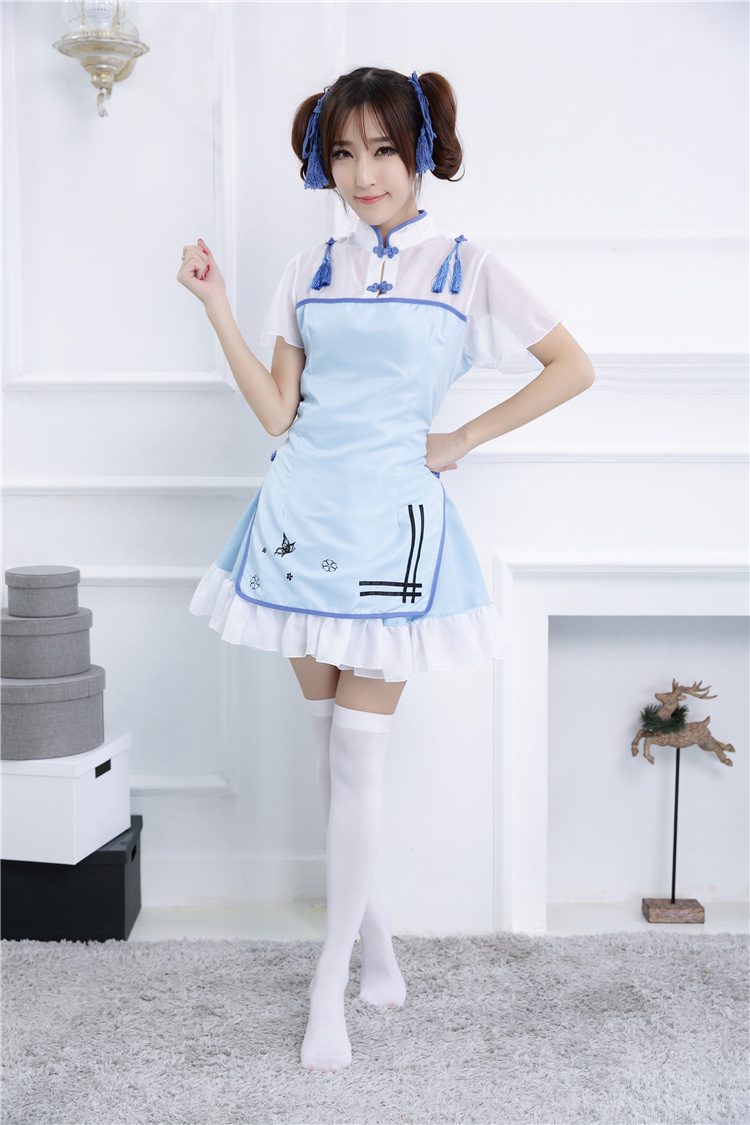 蝶戀花 漢元素襦裙套裝cosplay服裝花千骨古裝漢服女僕裝公主裙工廠,批發,進口,代購