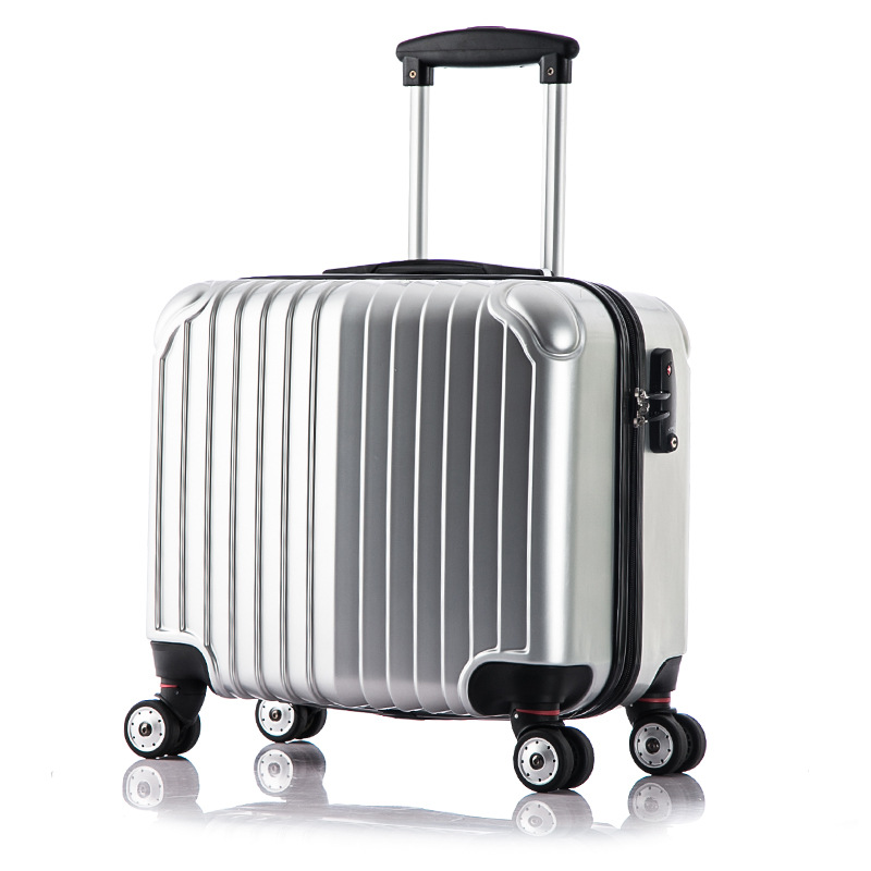 行李箱供應耐磨萬向輪登機箱拉桿箱16寸17寸行李箱包純色拉桿箱包工廠,批發,進口,代購