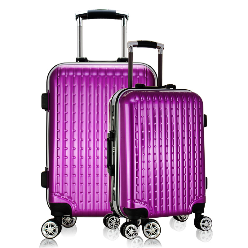 拉桿箱行李箱旅行箱萬向輪鋁框拉桿箱拉鏈20/24/28寸支持一件代發工廠,批發,進口,代購