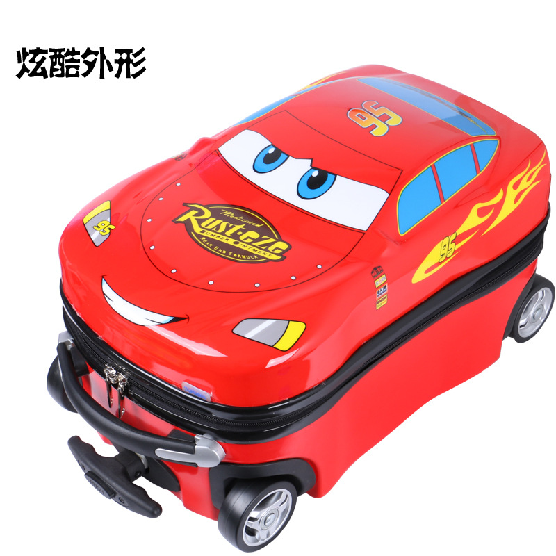 兒童汽車拉桿箱旅行箱可愛時尚卡通3D汽車立體型汽車行李箱小拖箱工廠,批發,進口,代購
