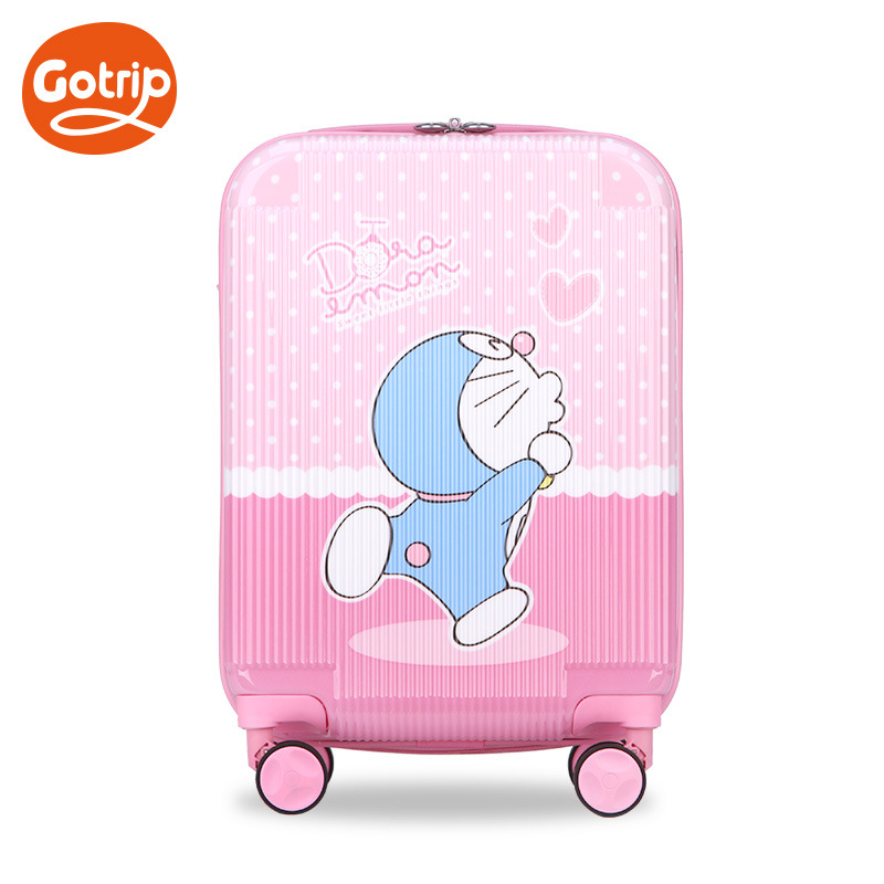 gotrip哆啦A夢親子 可愛旅行箱登機箱子兒童行李箱包 16寸工廠,批發,進口,代購