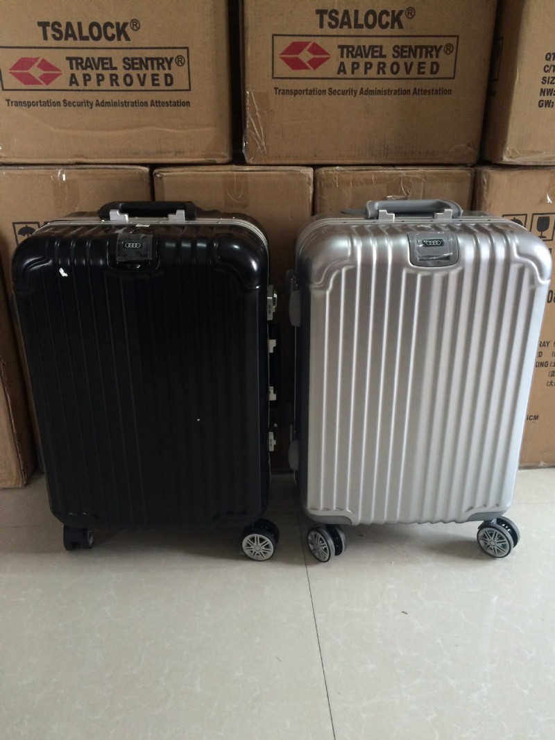 奧迪高檔萬向輪鋁框PC拉桿箱 旅行箱 行李箱 可訂製LOGO工廠,批發,進口,代購