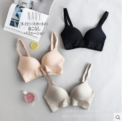 格紋大杯大碼舒適薄款無鋼圈胸罩零束縛哺乳孕婦可以穿女士內衣工廠,批發,進口,代購