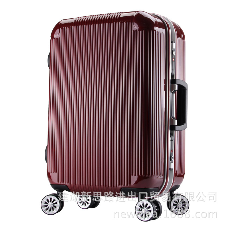 新款鋁框拉桿箱萬向輪旅行箱男女行李箱20寸登機箱24寸托運箱包郵工廠,批發,進口,代購