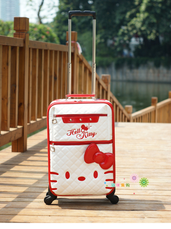 批發hello kitty超萌拉桿箱 20寸萬向輪行李箱商務旅行箱登機箱工廠,批發,進口,代購