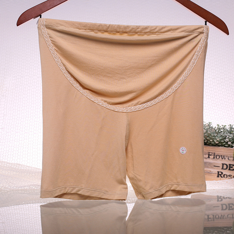 廠傢直銷 新款莫代爾可調腰帶包腹孕婦褲 純色五分孕婦內搭褲批發・進口・工廠・代買・代購