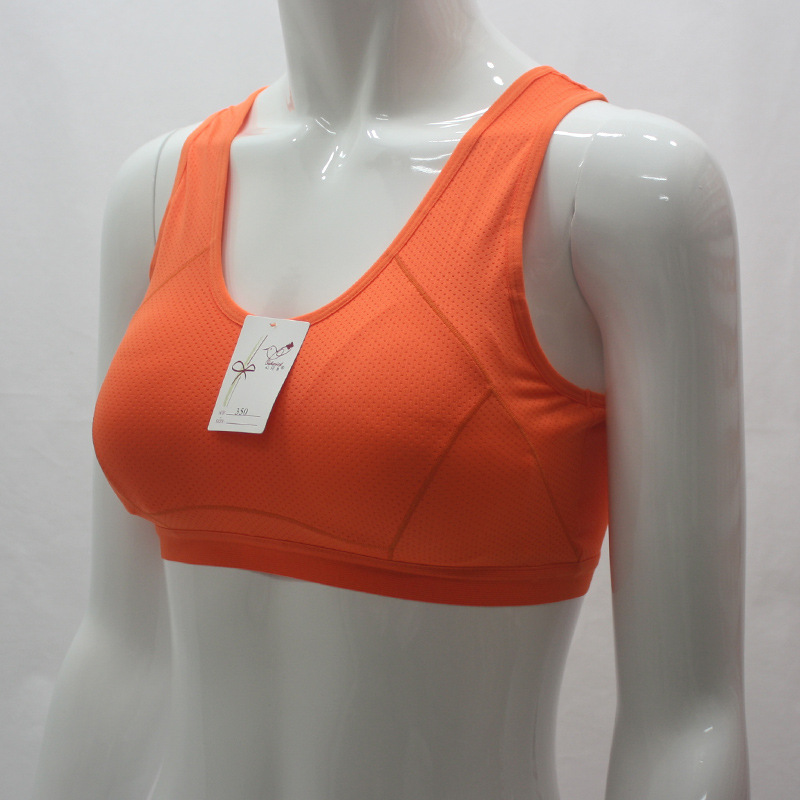女純色無鋼圈瑜伽健身胸罩 專業防震跑步運動內衣 背心式吸濕bra批發・進口・工廠・代買・代購