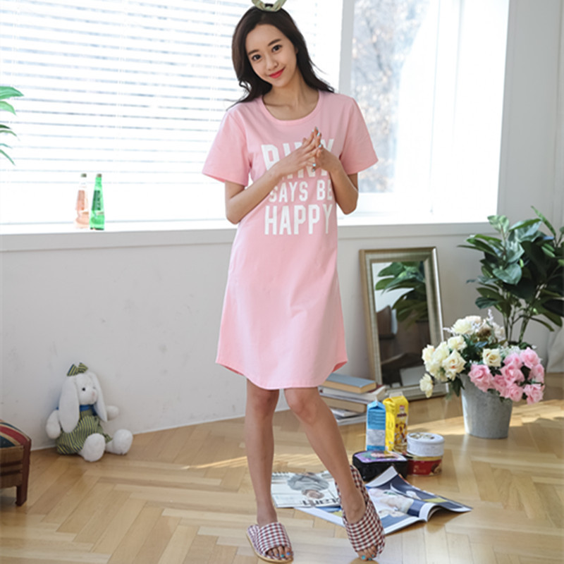 2016年夏季新款韓版女士純棉短袖帶Bra睡衣 休閒舒適傢居服套裝工廠,批發,進口,代購