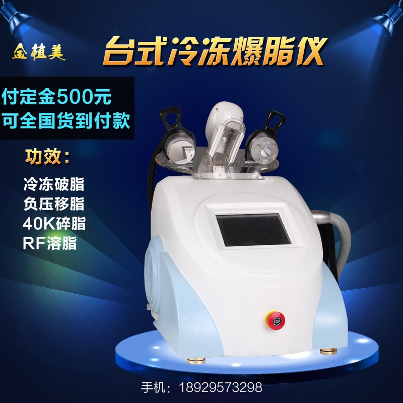 臺式冷凍爆脂機 負壓RF溶脂冰凍破脂機 美容瘦身甩脂機器工廠,批發,進口,代購