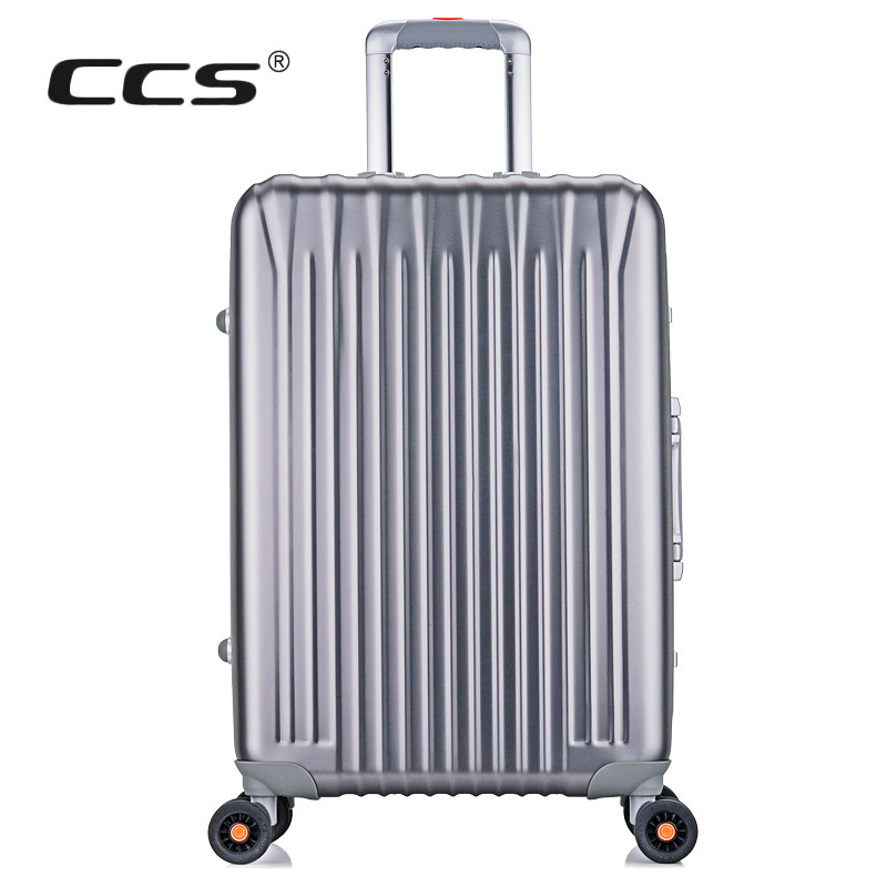 CCS品牌高端商務萬向輪復古拉桿箱設計專利鋁合金旅行箱行李箱批發・進口・工廠・代買・代購