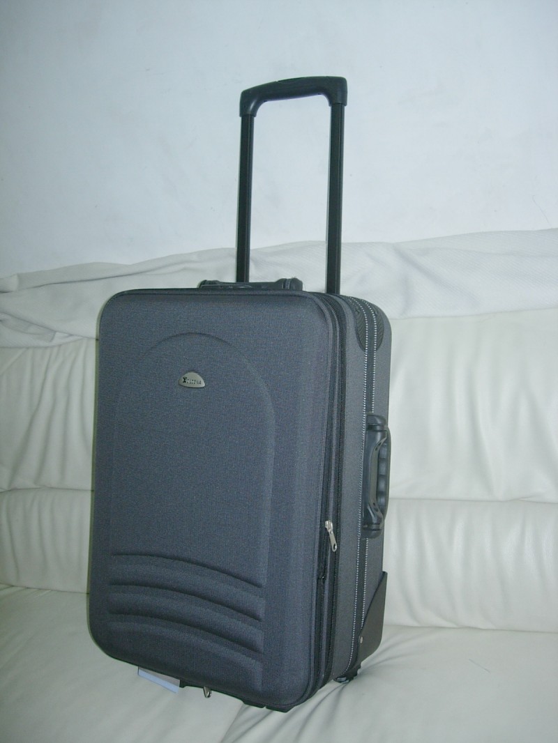 深圳箱包外單訂製外置拉桿旅行箱22寸單向大輪行李箱EVA佈麵硬箱工廠,批發,進口,代購