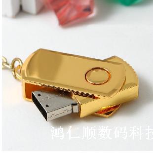 廠傢批發 土豪金小胖子隨身碟 專業定製禮品LOGO 8G不銹鋼金屬隨身碟工廠,批發,進口,代購