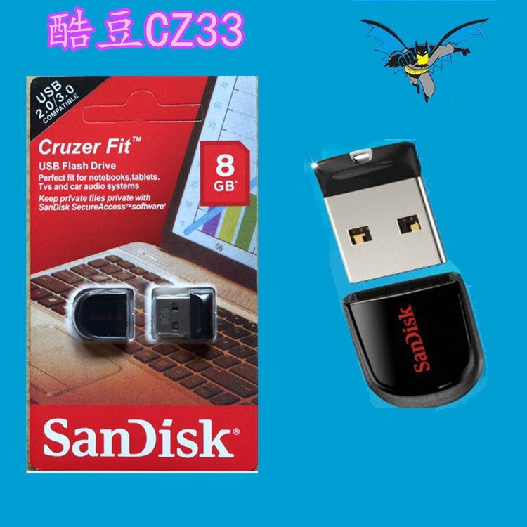 Sandisk閃迪8G/16G/32G 酷豆CZ33 迷你車載隨身碟 可愛小巧隨身碟工廠,批發,進口,代購