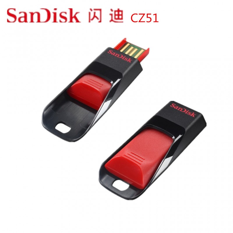 供應批發 閃迪SanDisk CZ51  迷你伸縮隨身碟 五年質保批發・進口・工廠・代買・代購
