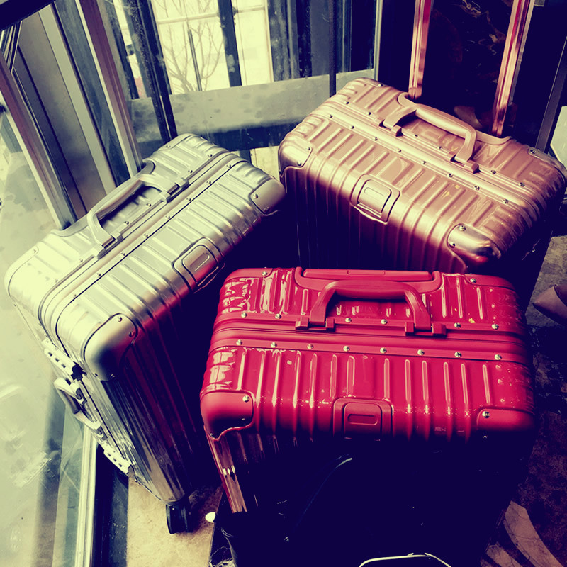 日默瓦新款玫瑰金拉桿箱鋁框旅行箱學生萬向輪行李密碼行李箱批發工廠,批發,進口,代購