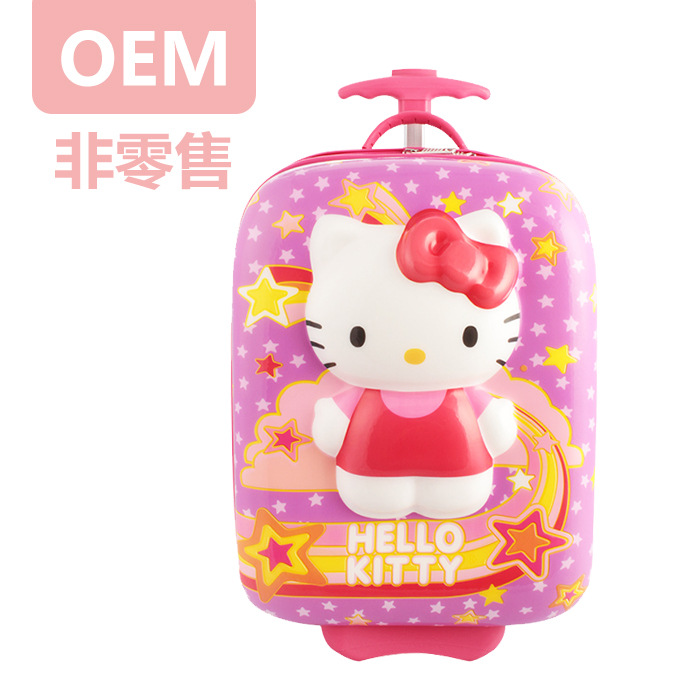 訂Hello Kitty兒童拉桿箱兒童書包拉桿書包軟膠矽包訂製生產批發・進口・工廠・代買・代購