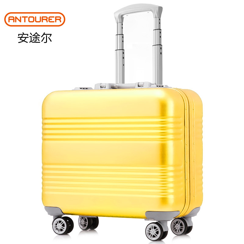 安途爾-18寸鋁鎂合金工具箱 高端金屬旅行箱 登機箱萬向輪行李箱工廠,批發,進口,代購
