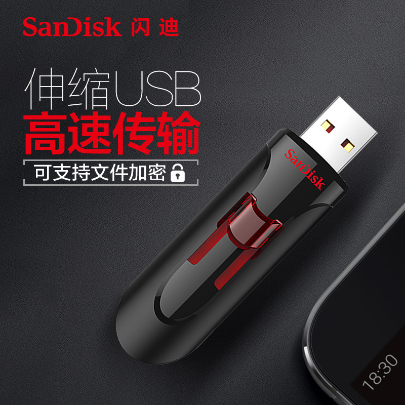 批發Sandisk閃迪CZ600至尊酷悠 隨身碟128G高速USB3.0伸縮 加密 優盤工廠,批發,進口,代購