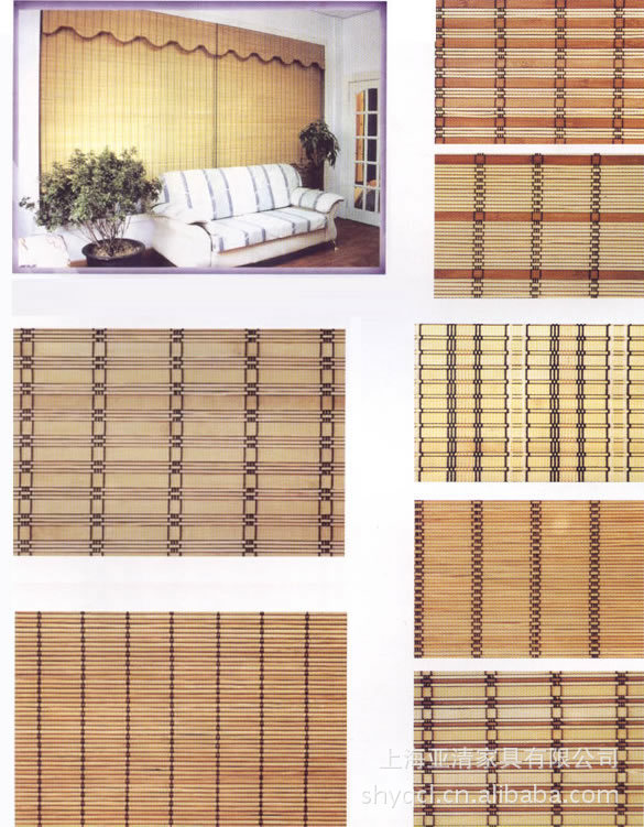 亞清窗簾供應上海竹卷簾  款式多樣質優價廉 測量安裝一條龍服務工廠,批發,進口,代購