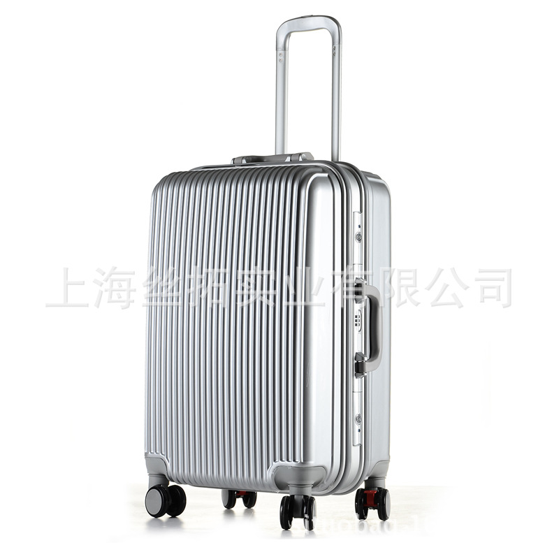 上海絲拓專供高品質鋁框拉桿箱密碼箱萬向輪旅行箱登機箱可定製工廠,批發,進口,代購