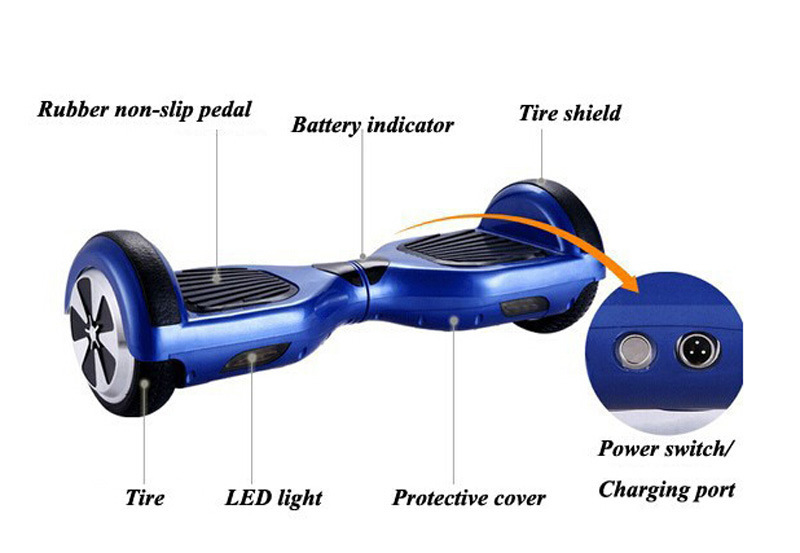 6.5寸 蘭色扭扭車 電動滑板車 雙輪漂移車 平衡思維 智能 廠傢OEM工廠,批發,進口,代購
