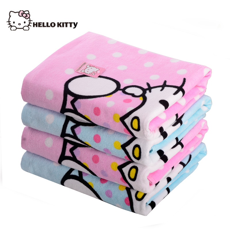 正品hellokitty全棉浴巾凱蒂貓純棉加大成人女士抹胸柔軟吸水批發工廠,批發,進口,代購