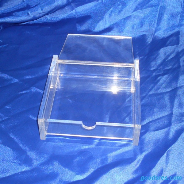 批發：亞克力透明名片盒 可定做尺寸絲印LOGO  佛山廠傢專業生產批發・進口・工廠・代買・代購