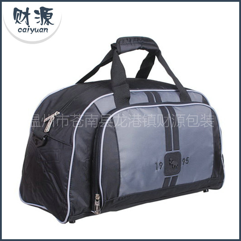 廠傢直銷 黑色戶外旅行袋男士行李包 大容量耐磨折疊旅行袋加工批發・進口・工廠・代買・代購
