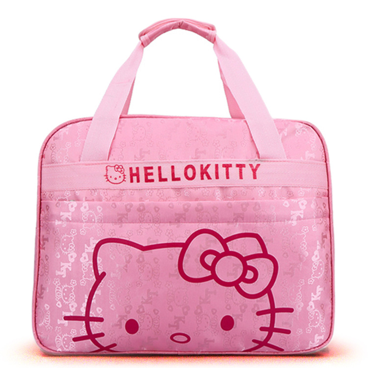 hello kitty 女手提短途旅行包 卡通行李袋 學生長途運動包/1440工廠,批發,進口,代購