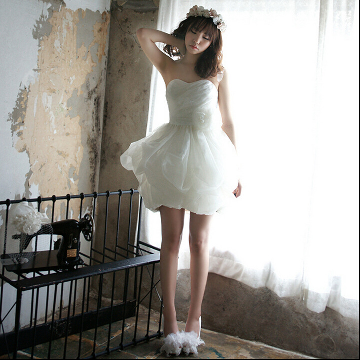韓國伴娘禮服冬 小洋裝蓬蓬裙公主裙小禮服 演出服年會舞會禮服工廠,批發,進口,代購
