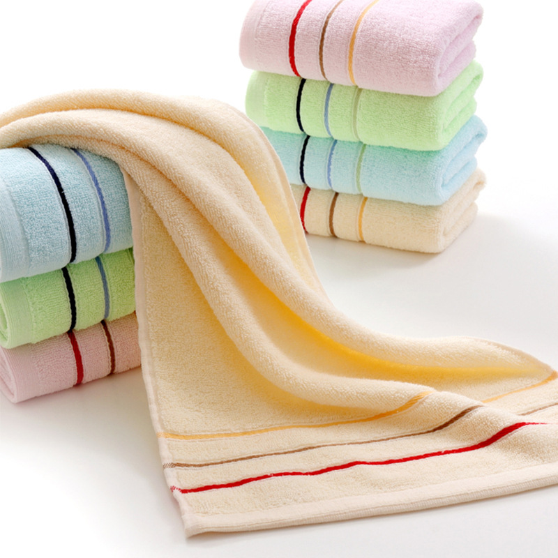 廠傢批發彩虹條四色純棉毛巾量大從優工廠,批發,進口,代購