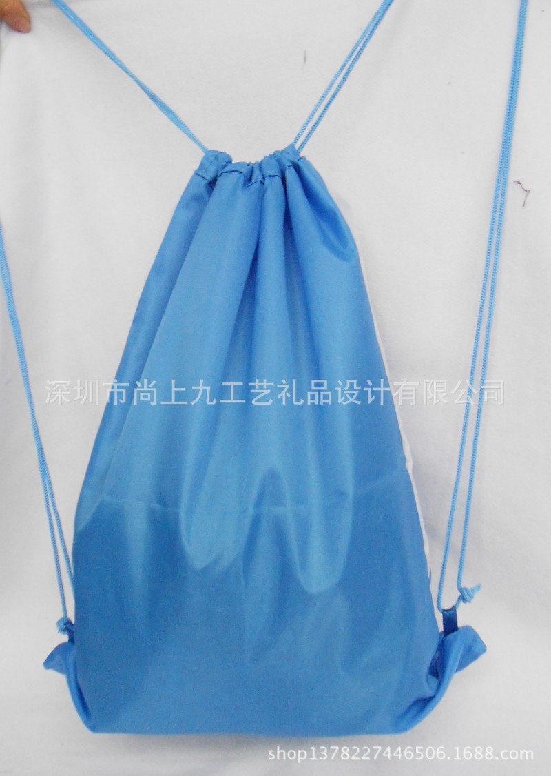 工廠直銷簡易抽繩包 可折疊雙肩背包 旅行包 戶外運動包，深圳產工廠,批發,進口,代購