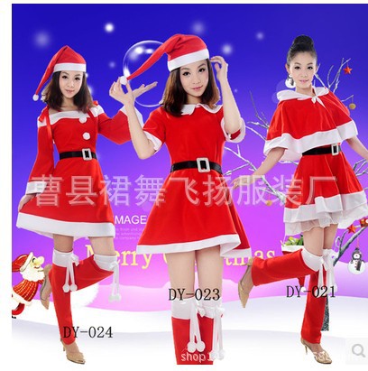 披肩聖誕女郎洋裝角色扮演 聖誕裝 製服誘惑套裝節日派對表演服批發・進口・工廠・代買・代購