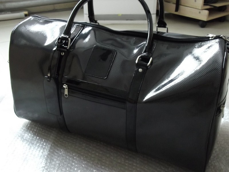 2014新款時尚簡約碳纖維軟旅行包 必備手提行李包 箱包皮具批發工廠,批發,進口,代購