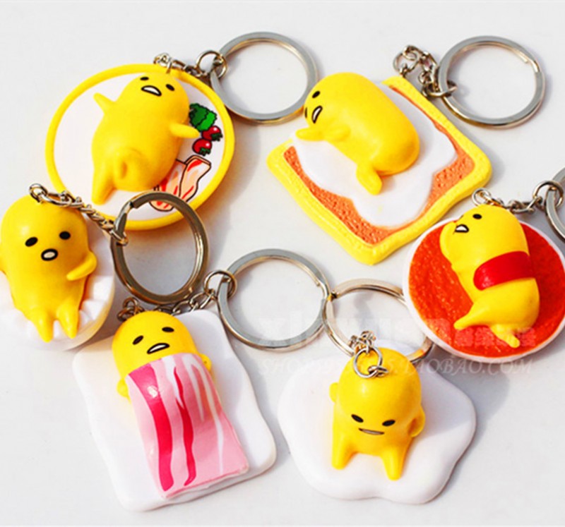 日本 Sanrio三麗歐懶蛋蛋 蛋黃哥 全套6款 玩具公仔鑰匙扣 批發工廠,批發,進口,代購