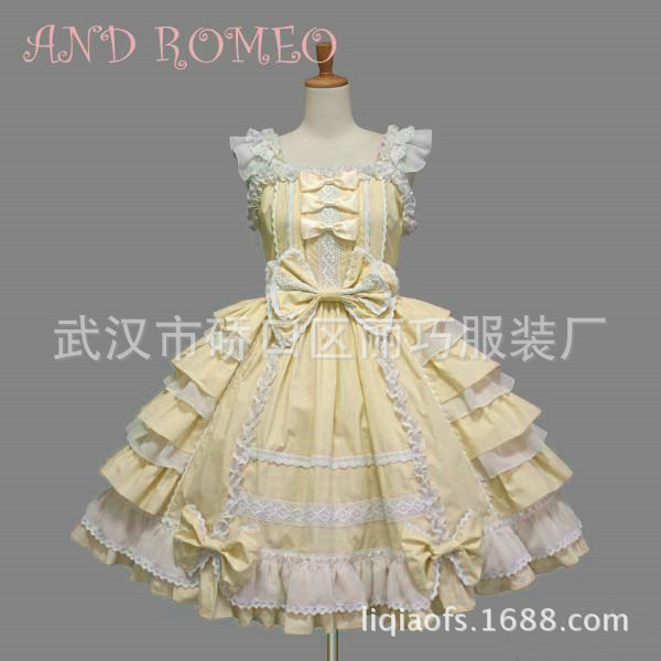 批發特價 Lolita蕾絲蛋糕連身裙 宮廷洋裝 棉料 禮服定製工廠,批發,進口,代購