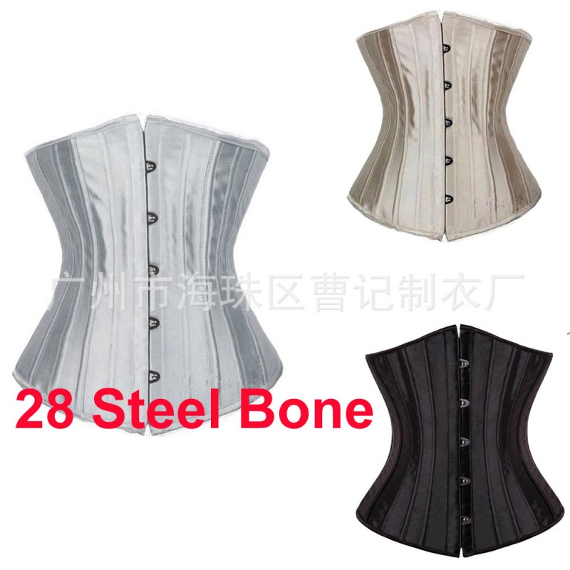637B#爆款28根鋼骨corset性感束身衣宮廷束身衣腰封腰甲工廠,批發,進口,代購