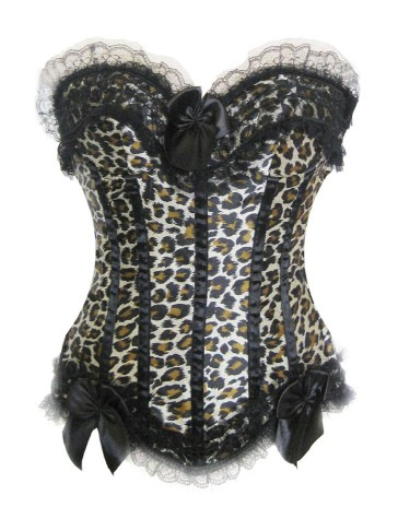 豹紋性感歐美時尚宮廷塑身衣 一件代發 豹紋蕾絲性感束身禮服2229批發・進口・工廠・代買・代購