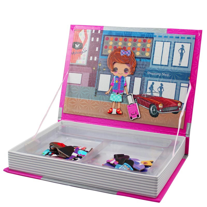 廠傢直銷 益智磁力片換裝積木 遠大盒裝磁性換裝拼圖 diy兒童玩具批發・進口・工廠・代買・代購